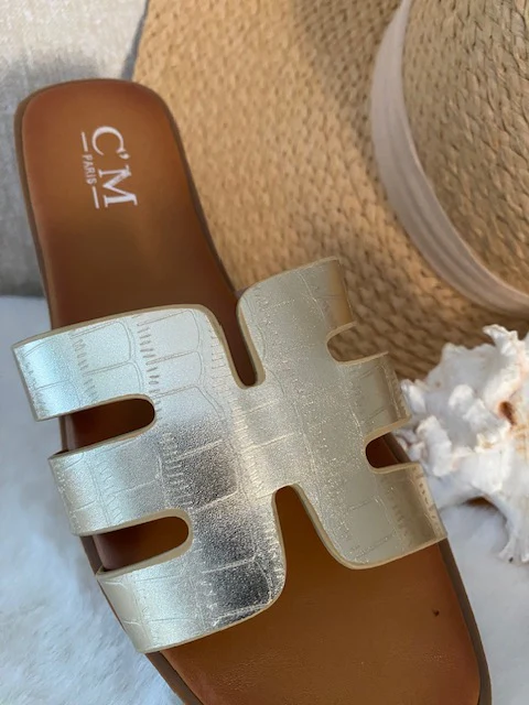 MULES DOREES POINTURE 36 – Image 4