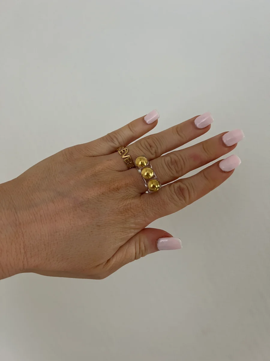 LA BAGUE RÊVE DORÉ – Image 5