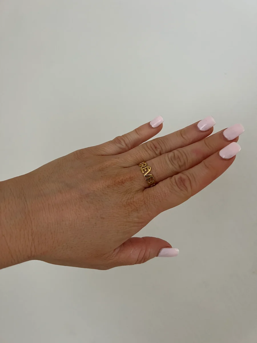 LA BAGUE RÊVE DORÉ – Image 3