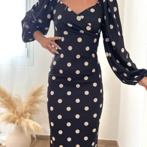 LA ROBE LONGUE A POIS