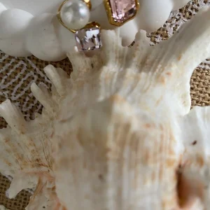 BAGUE GEOMETRIQUE ROSE ACIER INOXYDABLE