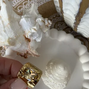 BAGUE BOHM CRISTAL CHAMPAGNE