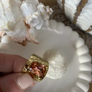 BAGUE BOHM CRISTAL SAUMON