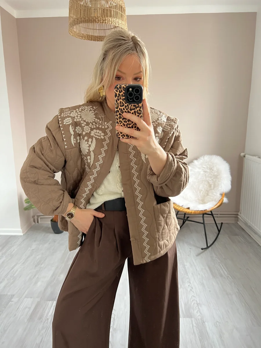 LA VESTE TAUPE BOHEME – Image 7