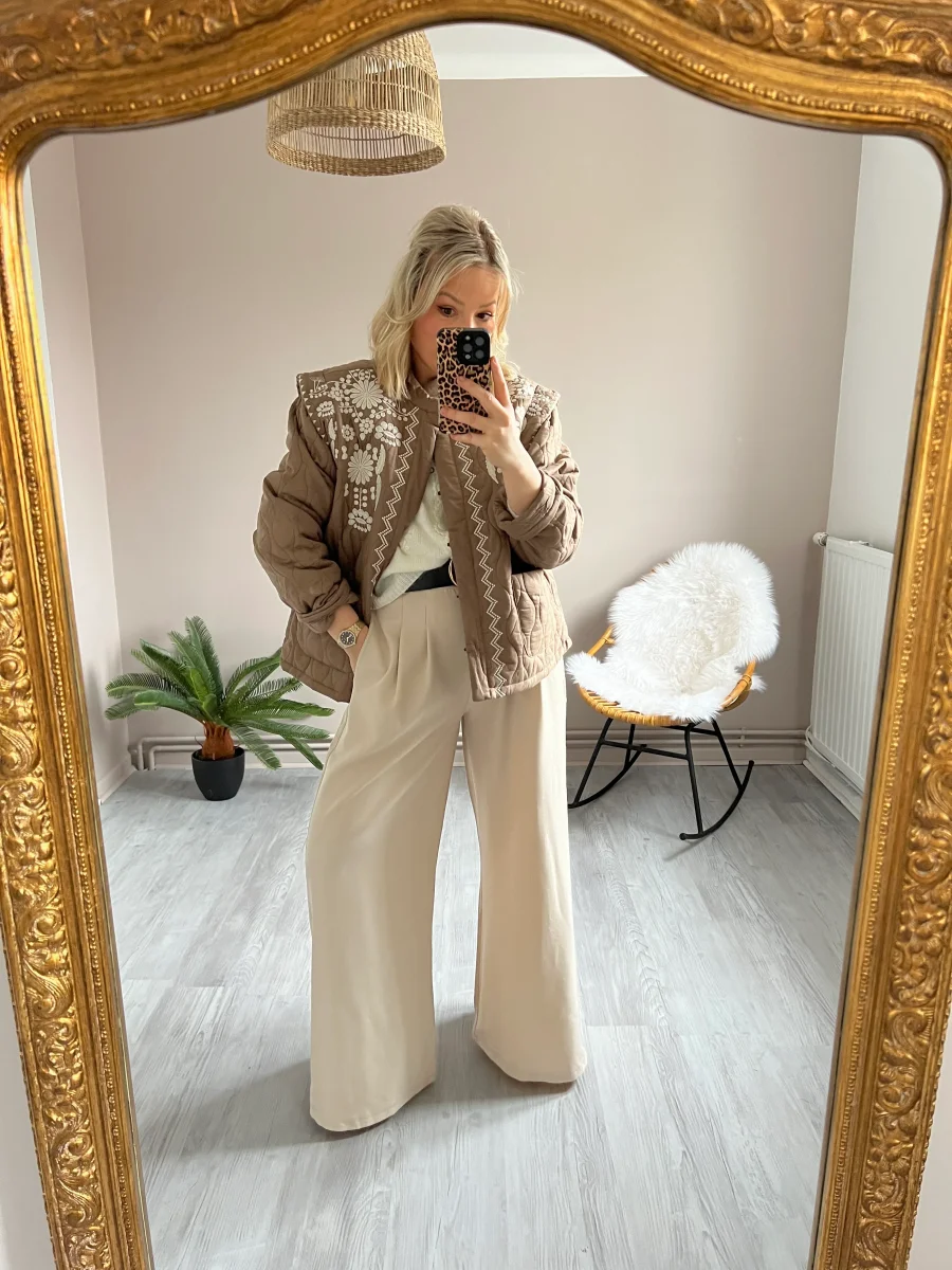 LA VESTE TAUPE BOHEME – Image 8