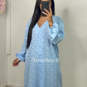 Robe Anissa Bleue
