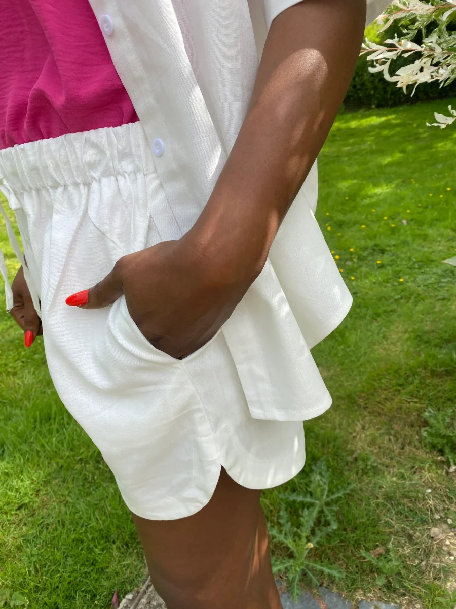 SHORT BLANC COLLECTION DOLCE VITA S/M OU L/XL - Image 3