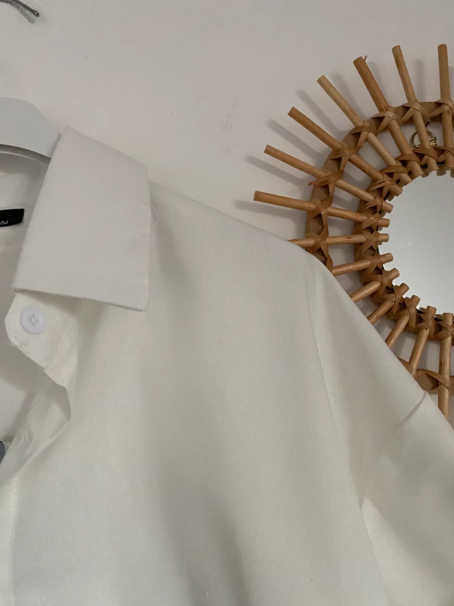 VESTE CHEMISE BLANCHE COLLECTION DOLCE VITA S/M OU L/XL – Image 9