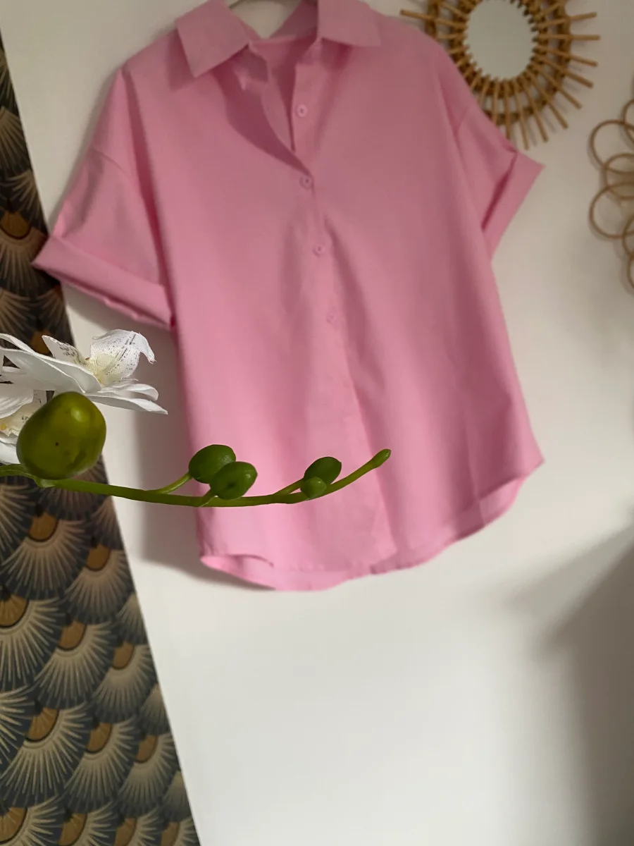 VESTE CHEMISE ROSE COLLECTION DOLCE VITA S/M OU L/XL – Image 3