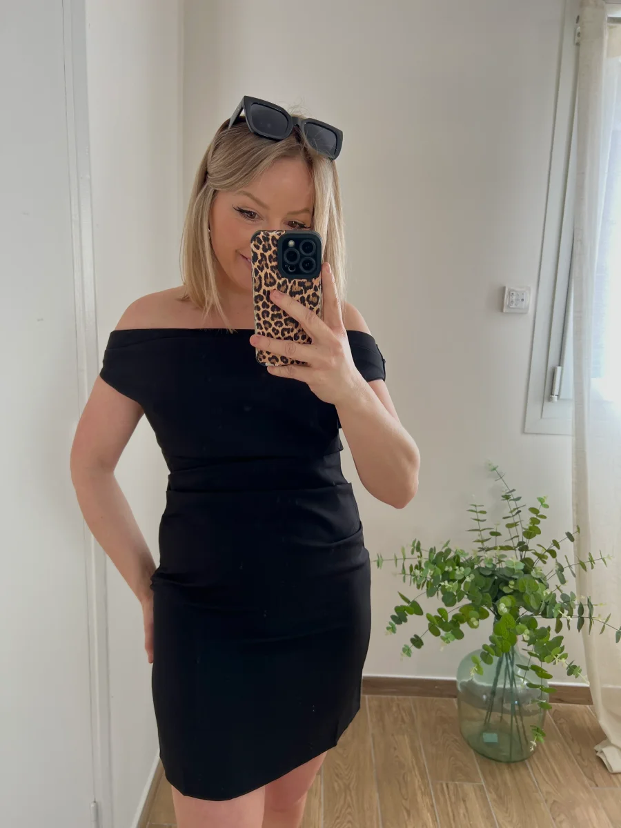 LA ROBE BARDOT NOIRE - Image 2