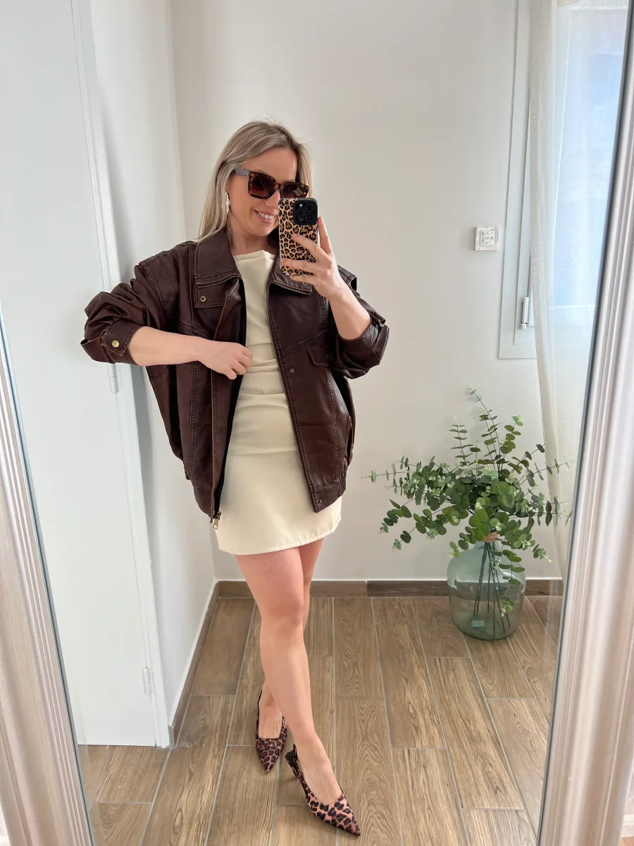 LA ROBE BARDOT BEIGE - Image 4