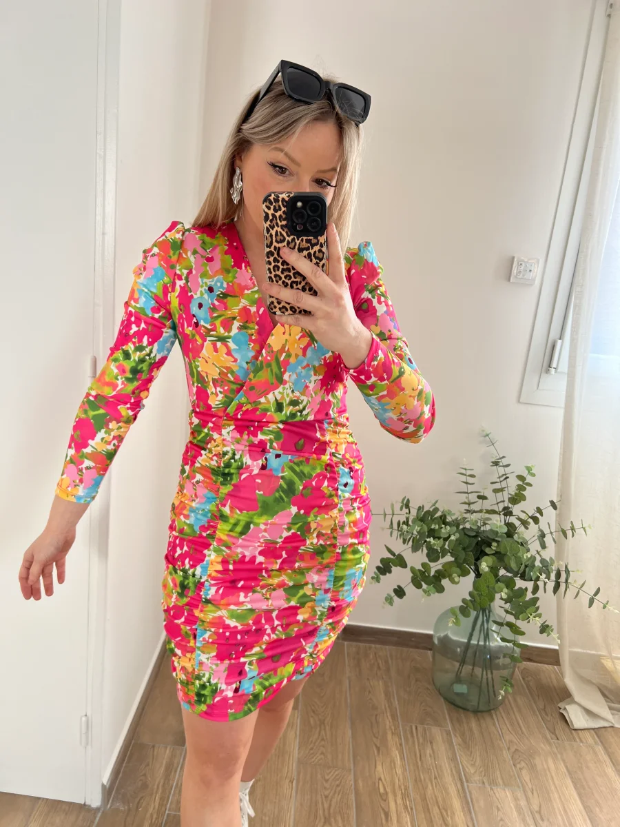 LA ROBE PRINTEMPS ROSE