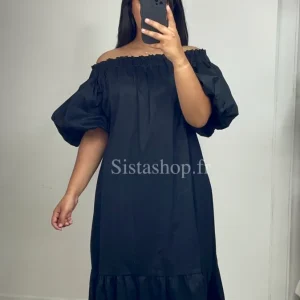 Robe noire Mélina