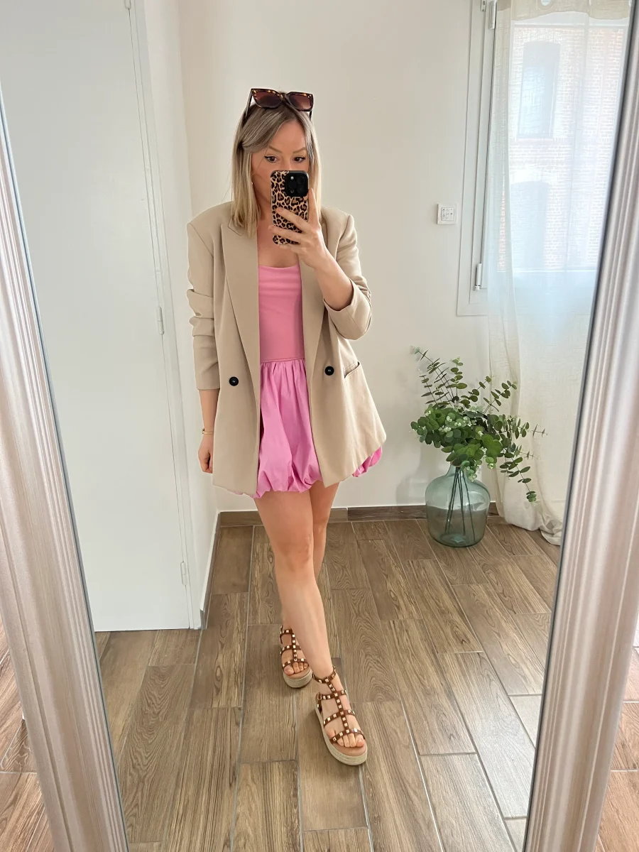 LA ROBE BABYDOLL ROSE