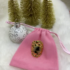 BAGUE ACIER INOXYDABLE REGLABLE LEOPARD