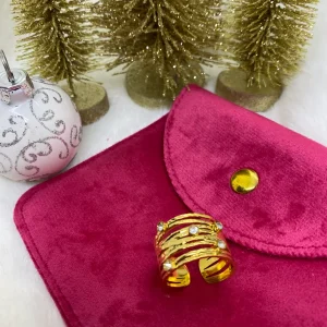 BAGUE SCARLETT ACIER INOXYDABLE REGLABLE