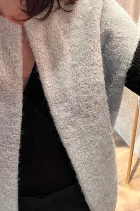 veste sans manche grise – Image 4