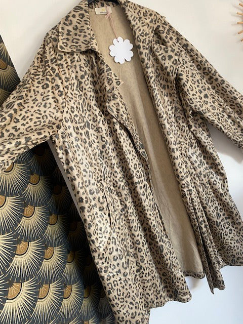 VESTE LONGUE LEOPARD COLLECTION BELLE TAILLE 44 AU 50 - Image 2