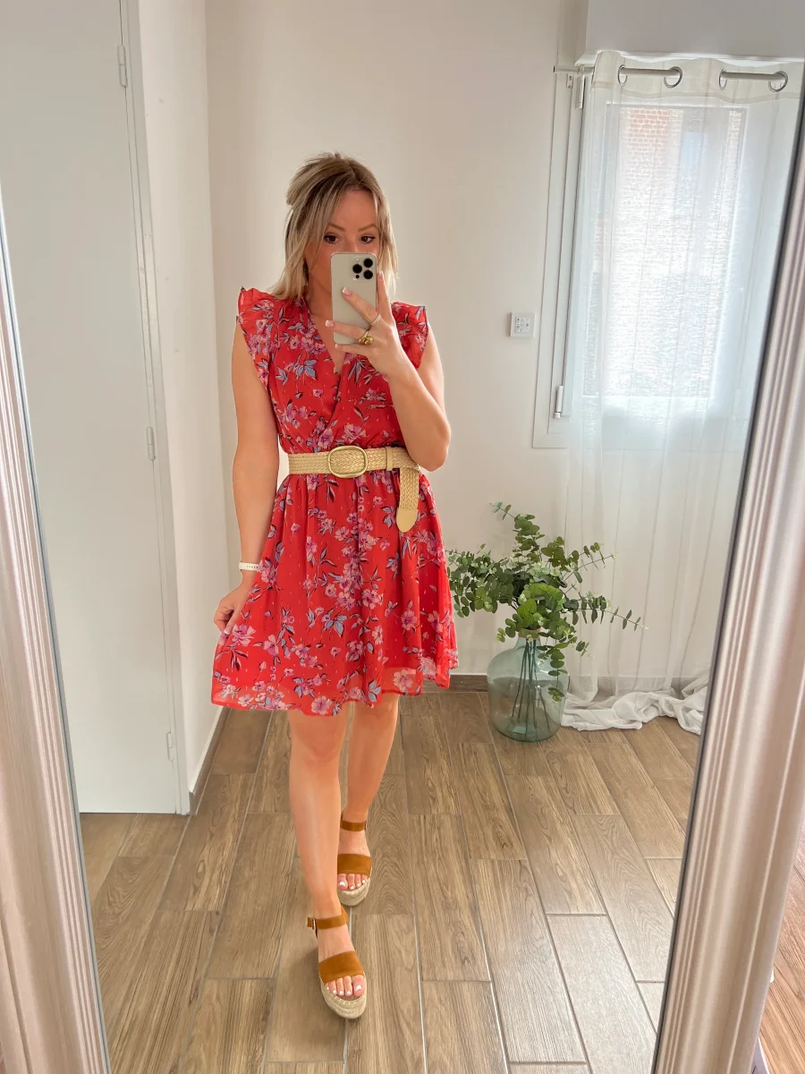 LES SANDALES COMPENSÉES CAMEL - Image 4