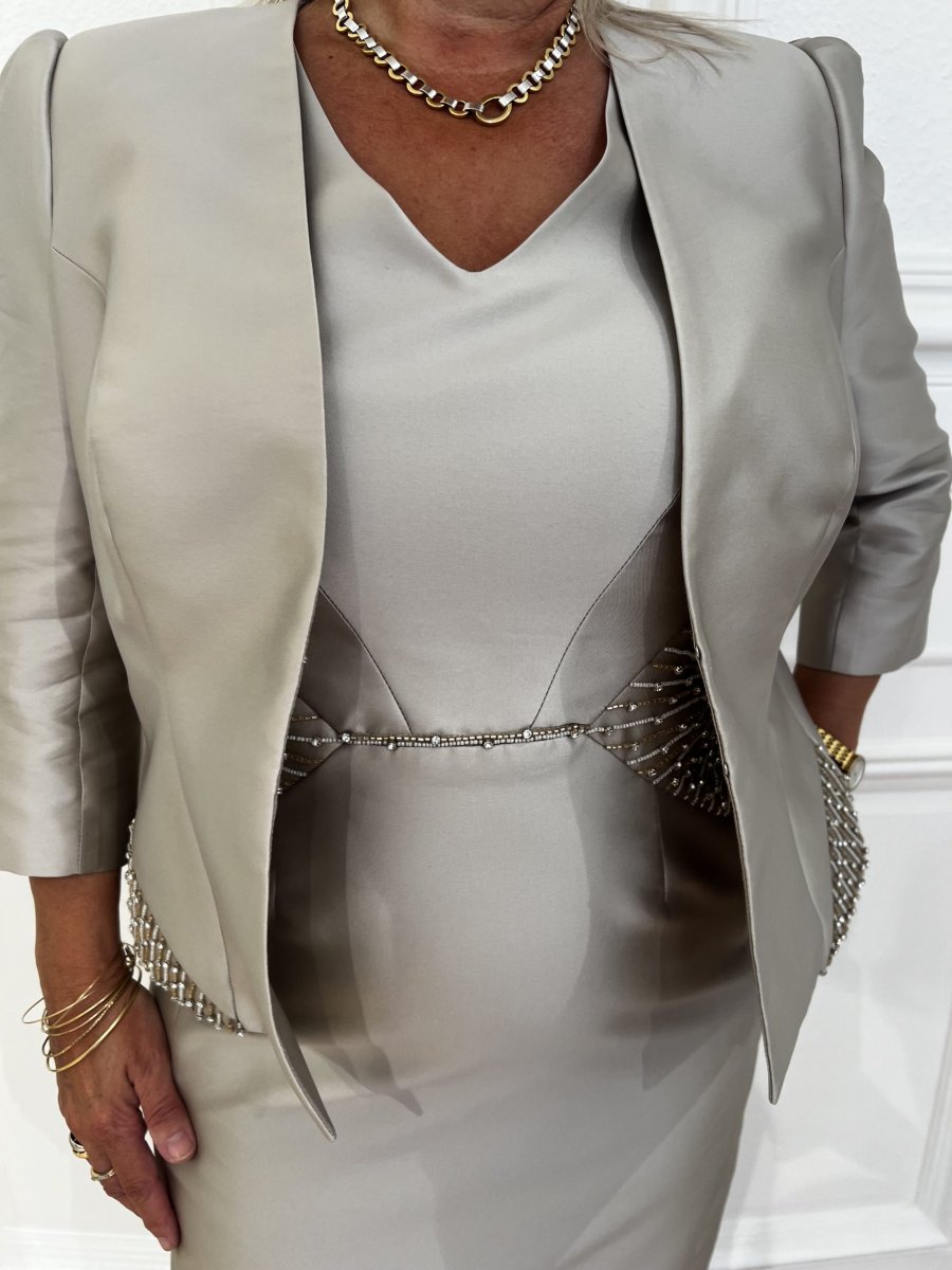 Robe mi longue Sonia Pena avec sa veste courte Taille 44 - Image 6