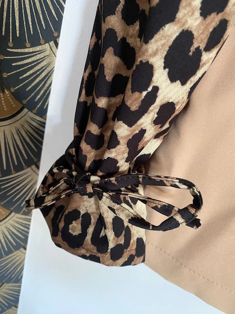 VESTE BLASER STELLA LEOPARD CAMEL 36 AU 42 – Image 5