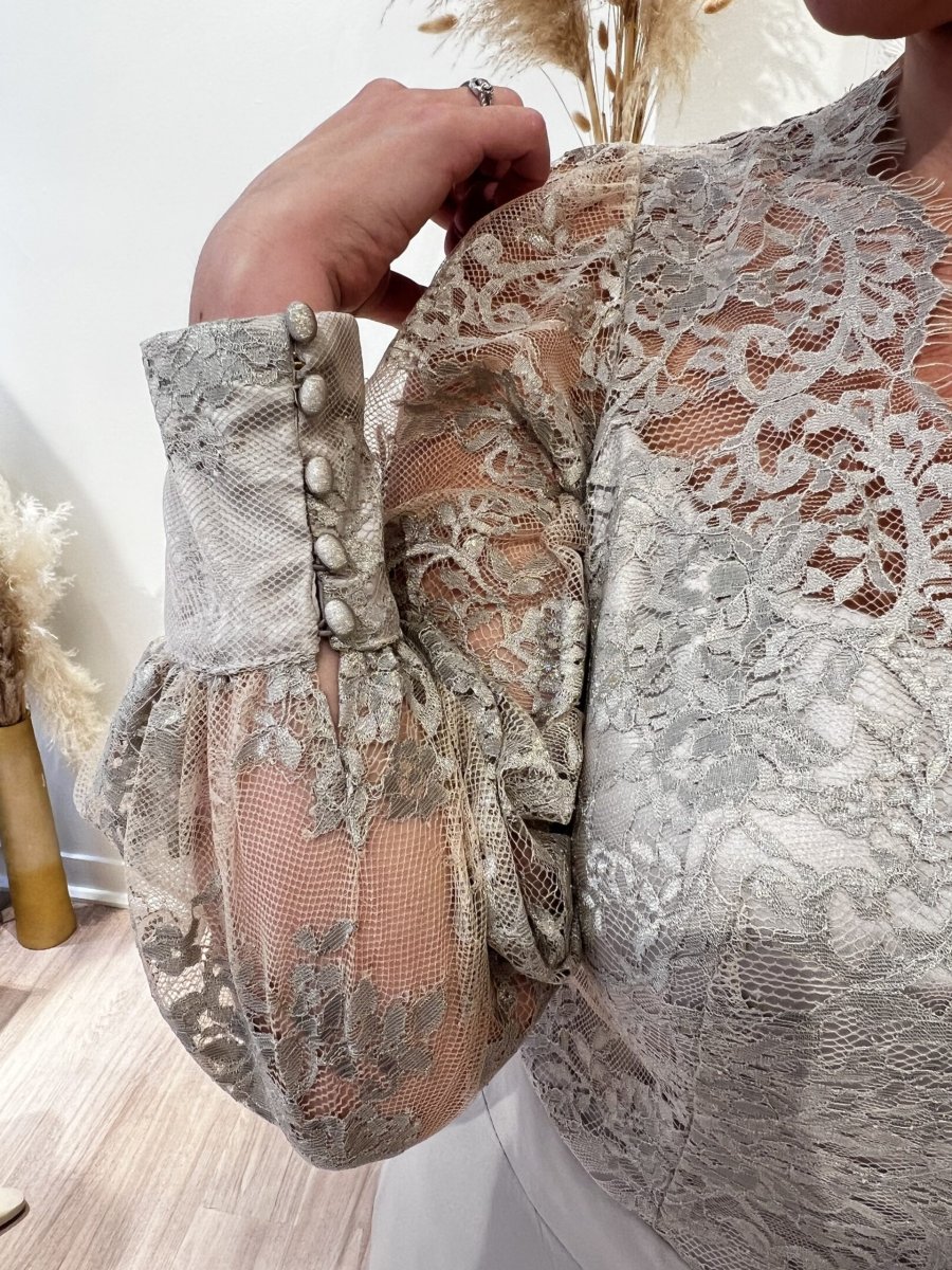 Ensemble Body Pantalon Sonia Peña taupe taille 40 - Image 5