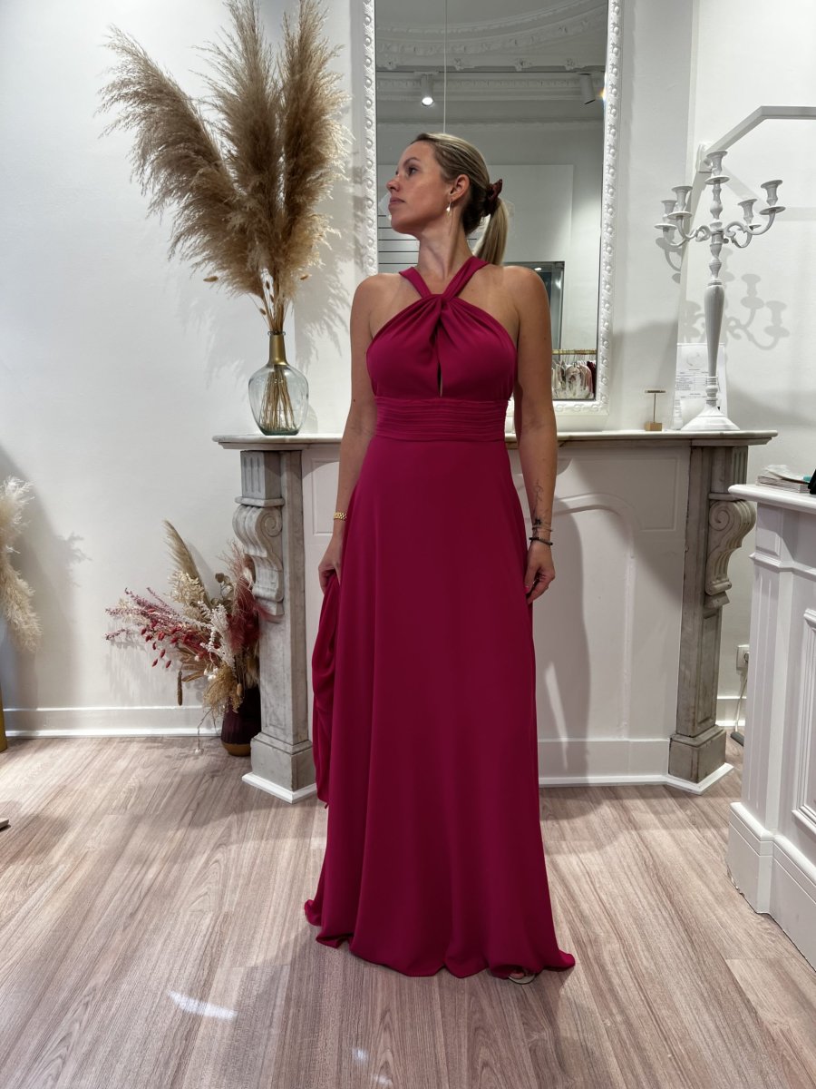Robe longue Fuschia Sonia Peña Taille 38 - Image 4