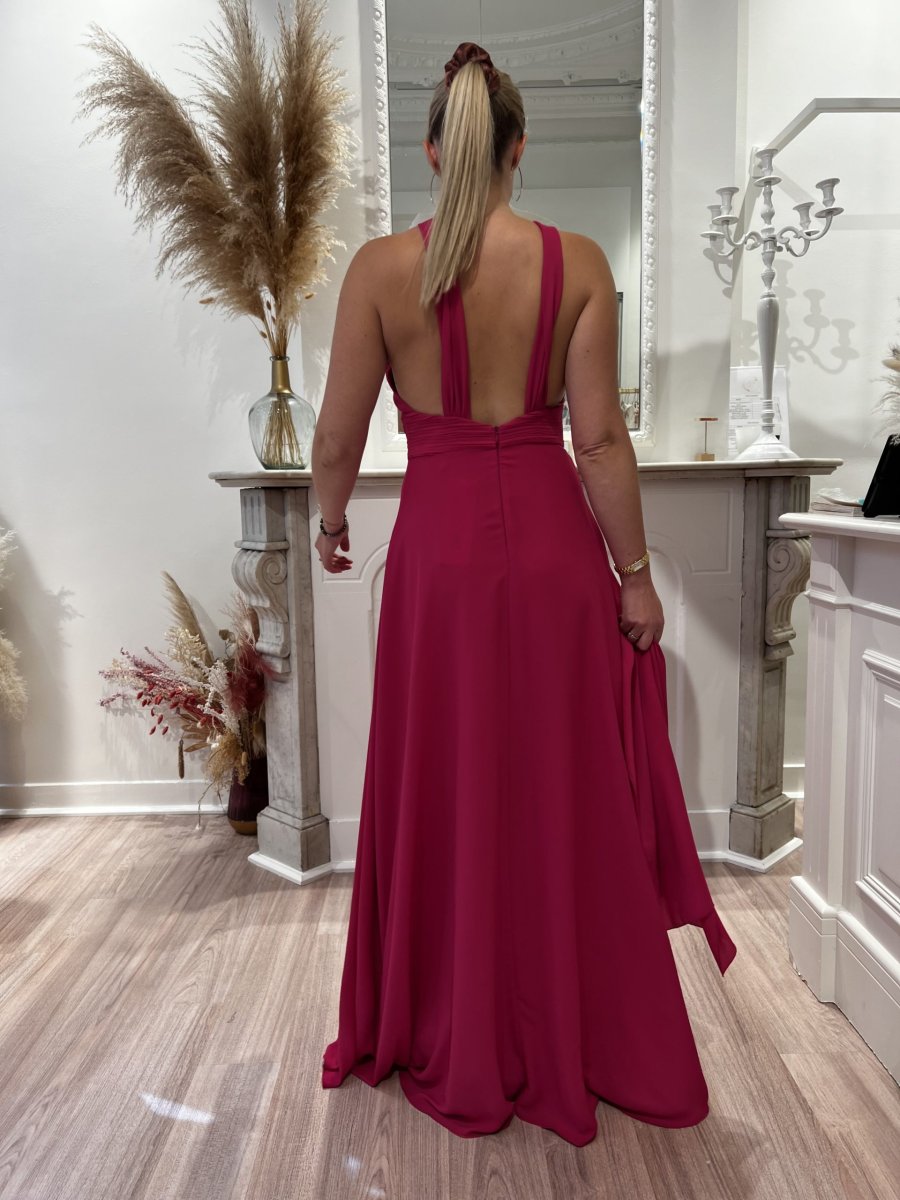 Robe longue Fuschia Sonia Peña Taille 38 - Image 5