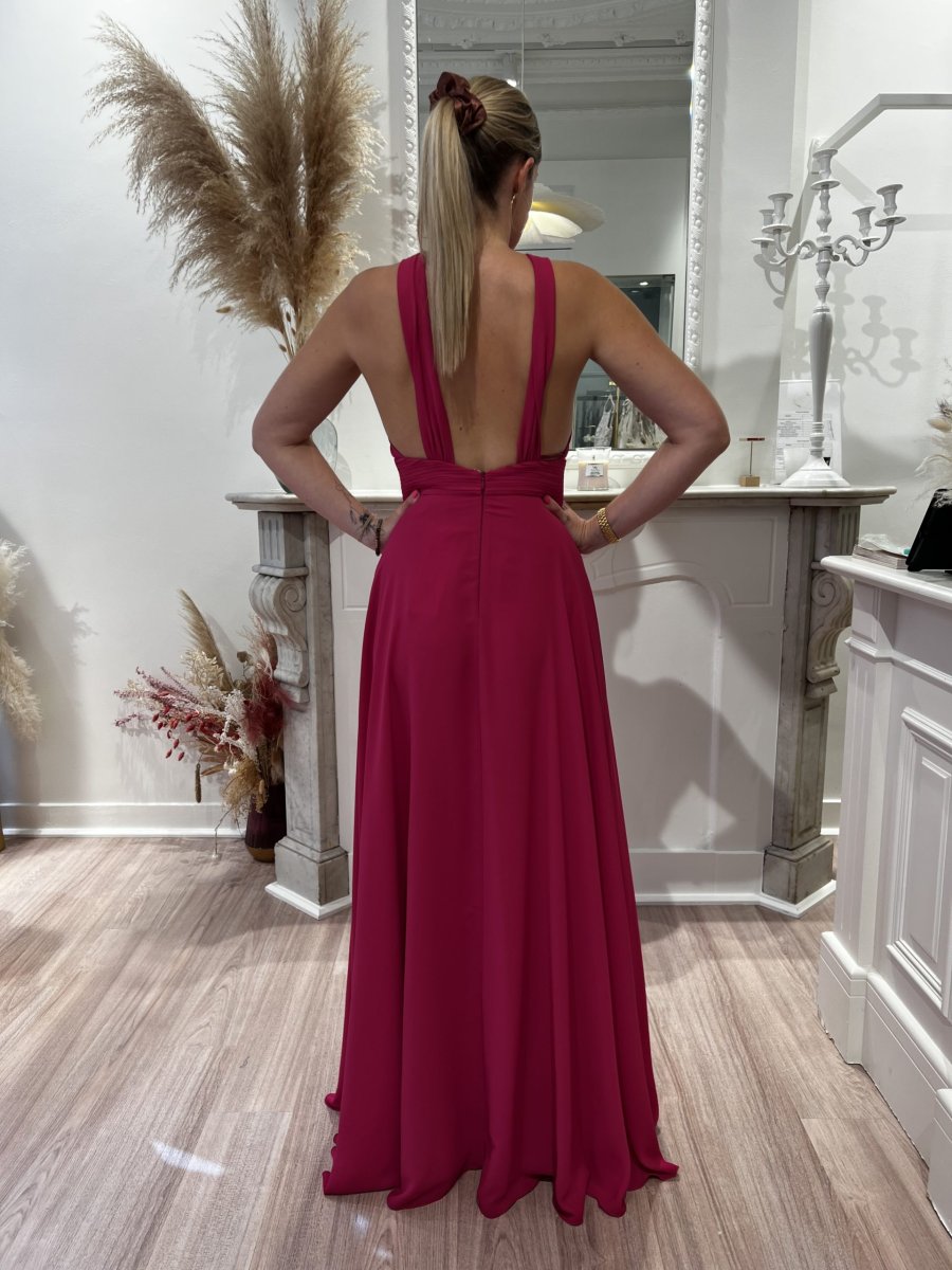 Robe longue Fuschia Sonia Peña Taille 38 - Image 7
