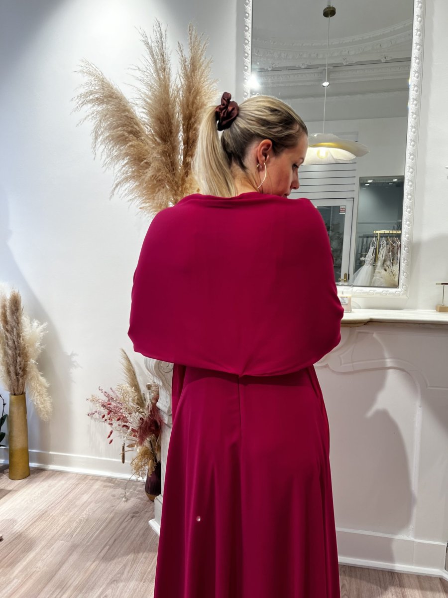 Robe longue Fuschia Sonia Peña Taille 38 - Image 9