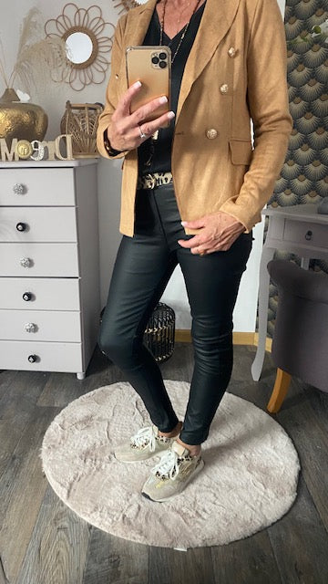 VESTE BLAZER SUEDINE MIA TAILLE S/M/L/XL – Image 8