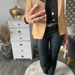 VESTE BLAZER SUEDINE MIA   TAILLE S/M/L/XL