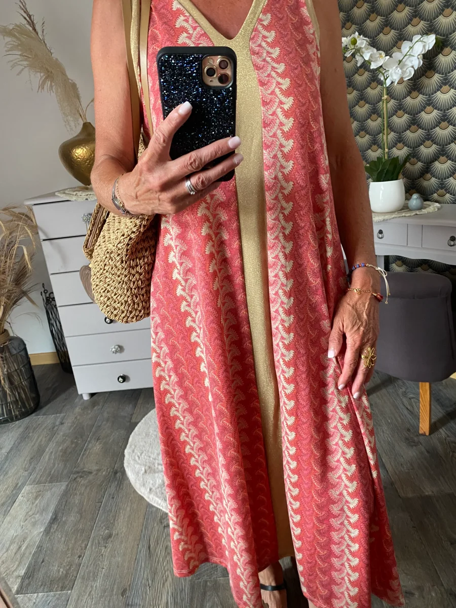 ROBE LUREX MILA ROSE 36/44 - Image 5