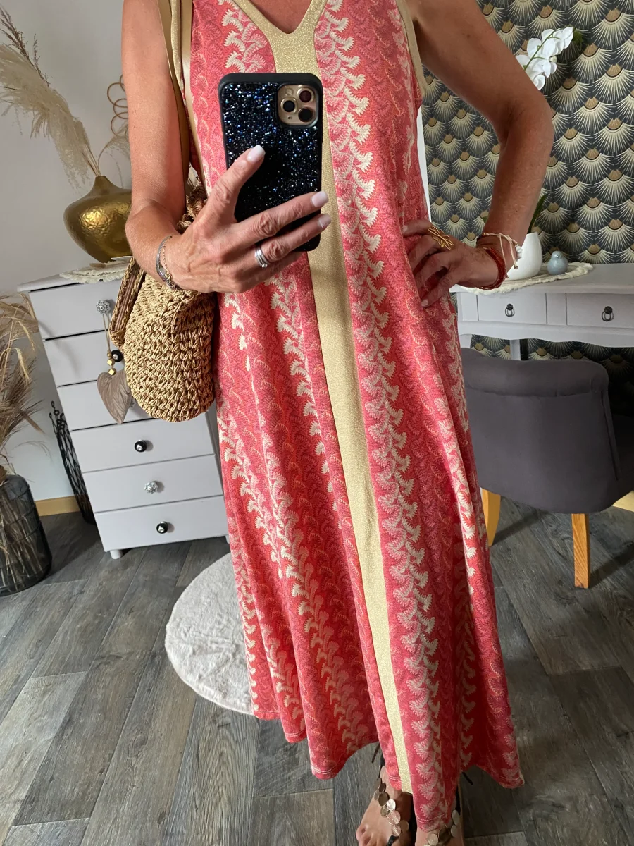 ROBE LUREX MILA ROSE 36/44 - Image 4