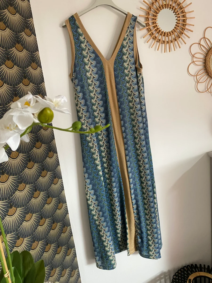 ROBE LUREX MILA BLEUE 36/44 - Image 7