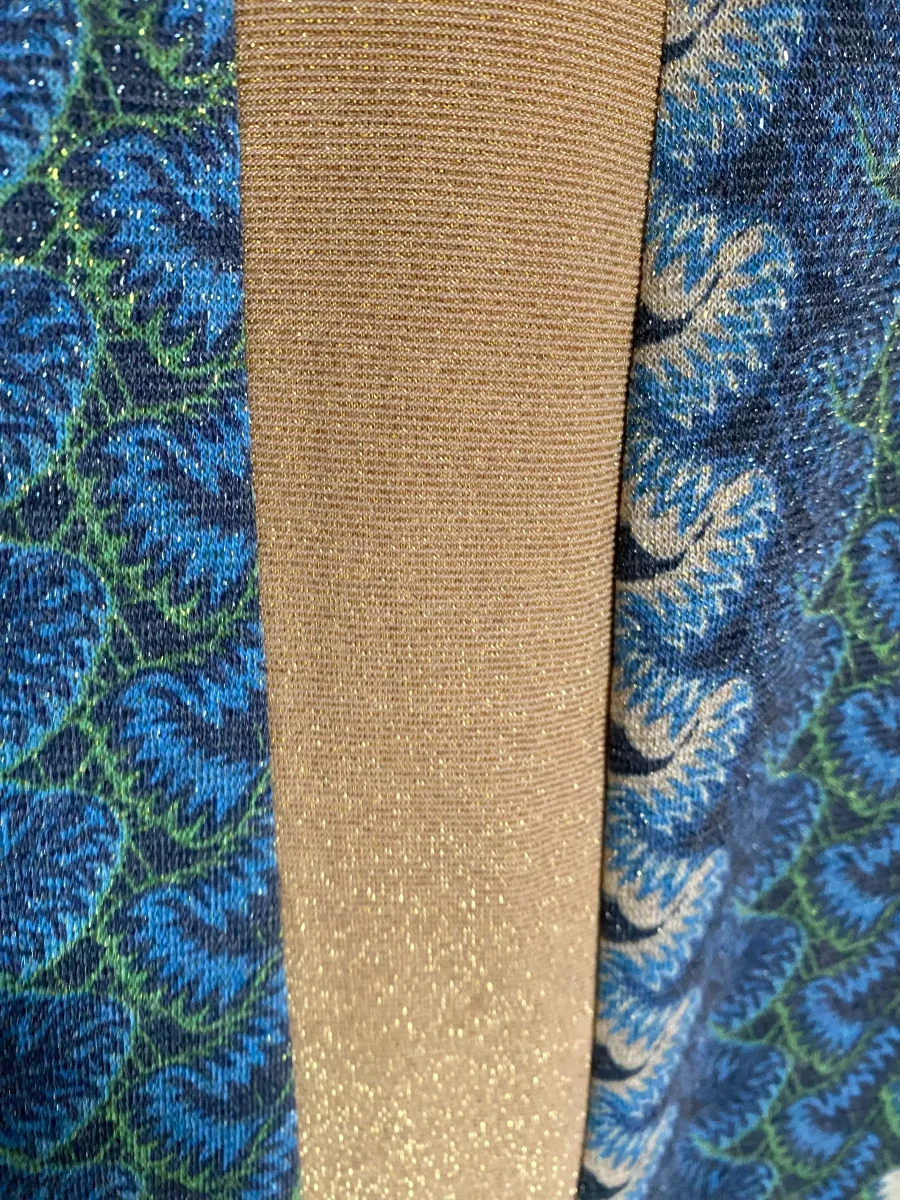 ROBE LUREX MILA BLEUE 36/44 - Image 9