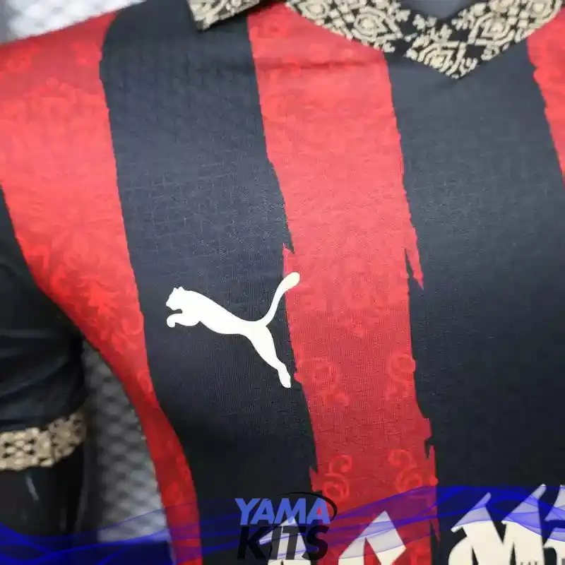 MAILLOT AC MILAN CONCEPT "noir, rouge" 2025/2026 Version Player - Image 5