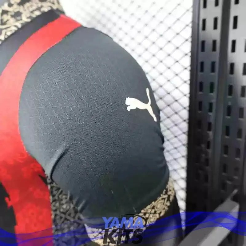 MAILLOT AC MILAN CONCEPT "noir, rouge" 2025/2026 Version Player - Image 7