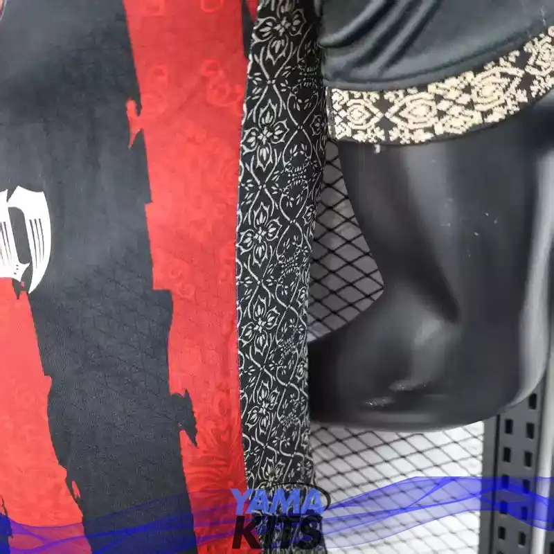 MAILLOT AC MILAN CONCEPT "noir, rouge" 2025/2026 Version Player - Image 9