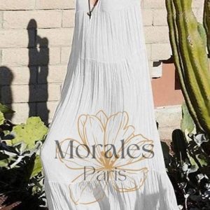 Maxi Robe Blanche Bohème