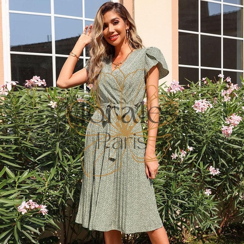 Robe Verte Style Été – Image 3