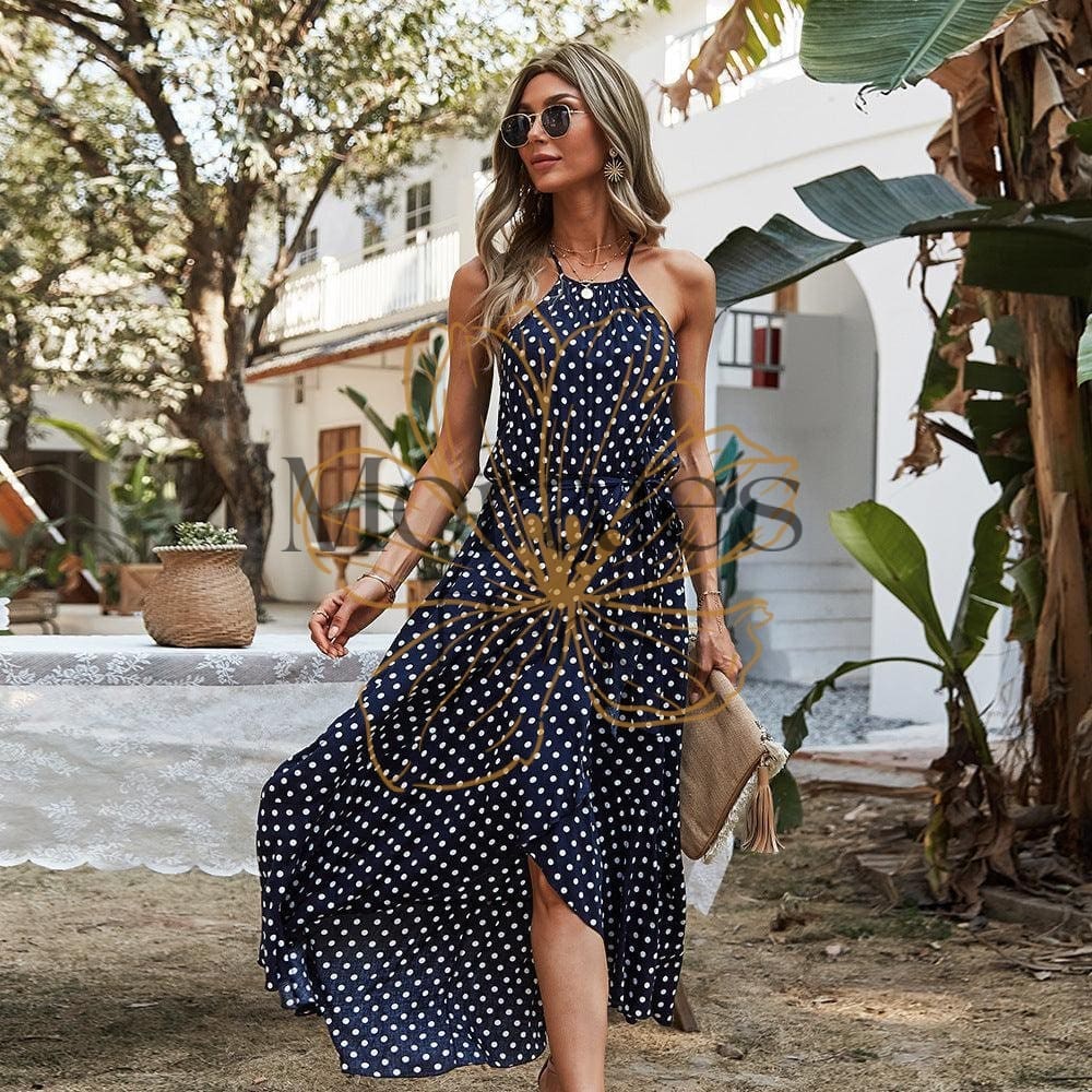 Robe À Bretelles À Pois - Image 7