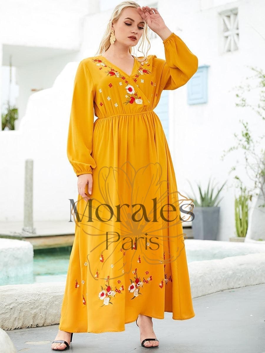 Robe Jaune Rétro – Image 5