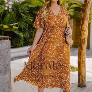 Robe Longue Bohème Jaune