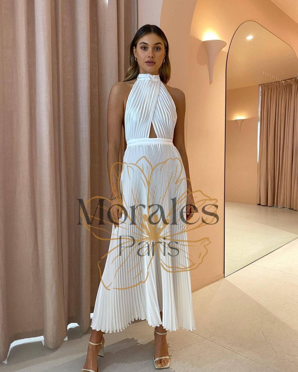 Robe De Mariage Bohème Blanche – Image 6