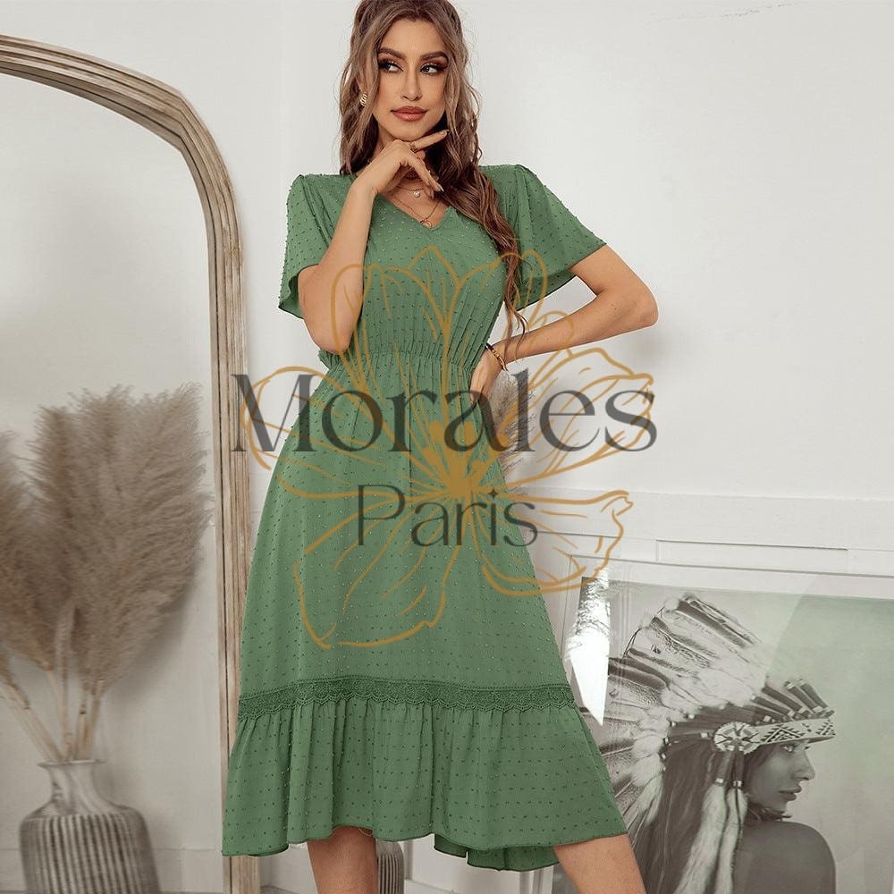 Robe Midi Style Marinière – Image 6