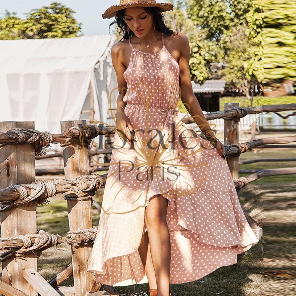 Robe À Bretelles À Pois - Image 4