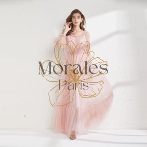 Robe De Princesse Rose Bohème