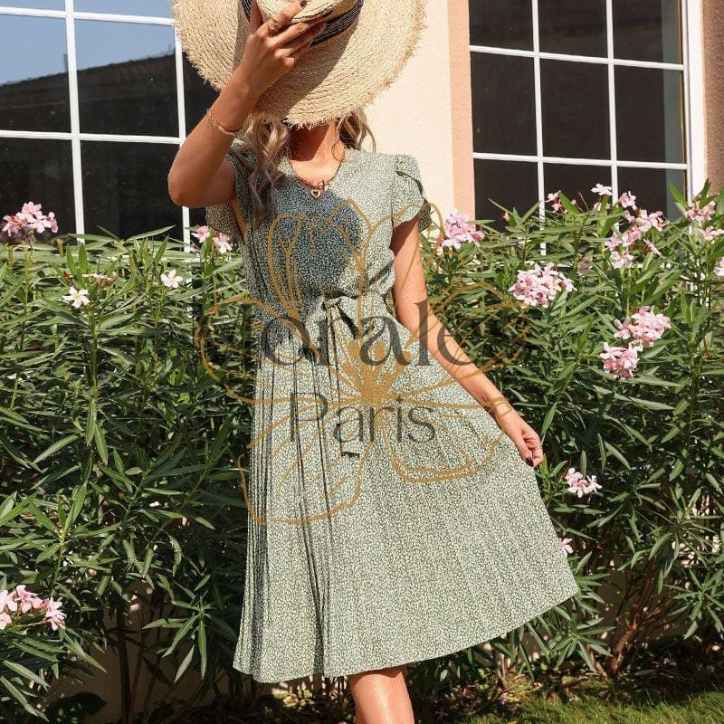 Robe Verte Style Été – Image 6