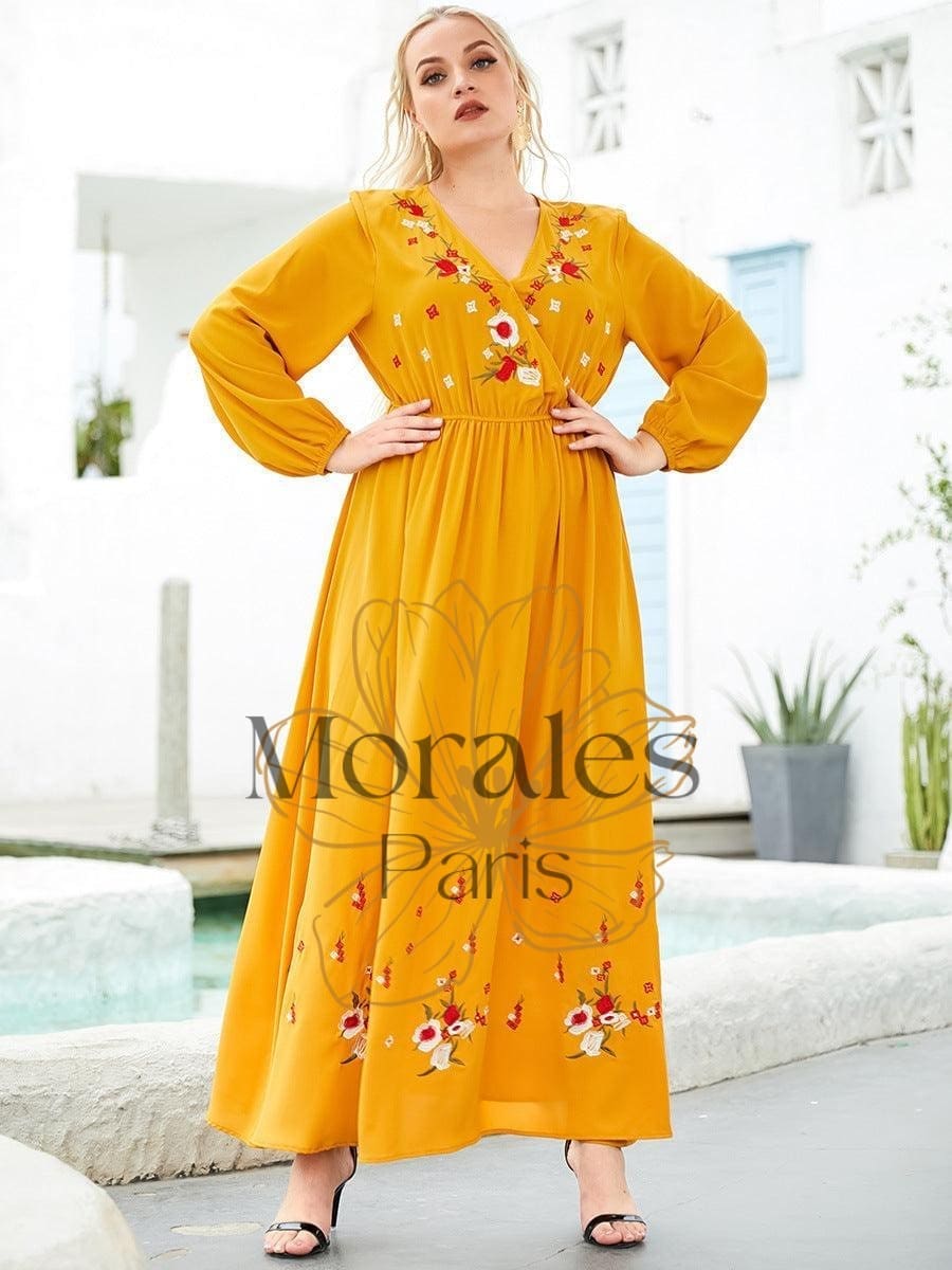 Robe Jaune Rétro – Image 7